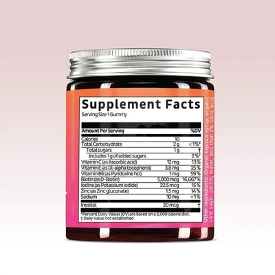 Matovia Biotin Hair Revival Gummies