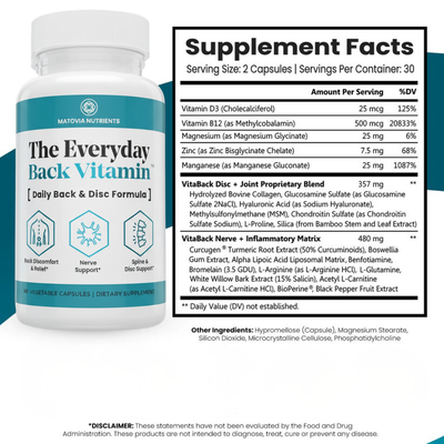 Matovia Everyday Back Vitamin